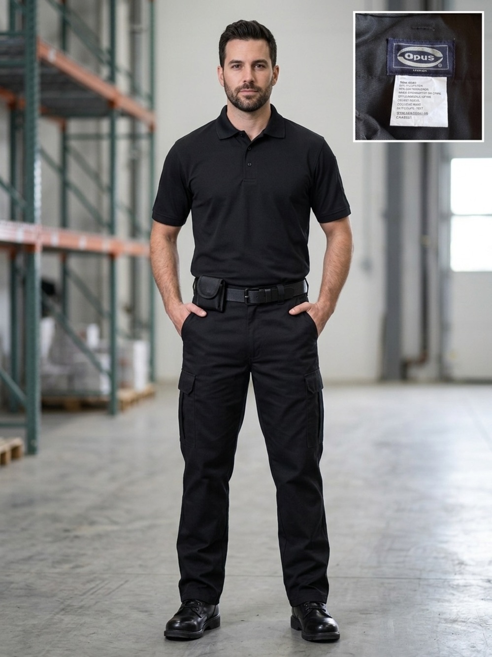 OPUS Canada CP168 Tactical Security Cargo Pants - Black Size M / 32
